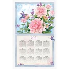 Natures Palette Calendar Towel - Linen Calendars 2024