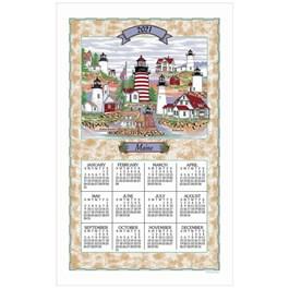 Maine Lighthouse Towel Calendar - 2024 Towel Calendar