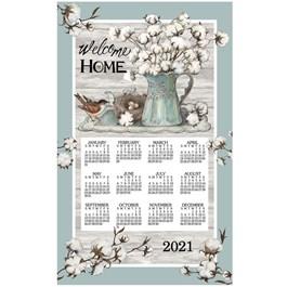 Cottonwood Towel Calendar - 2024 Towel Calendar Flowers